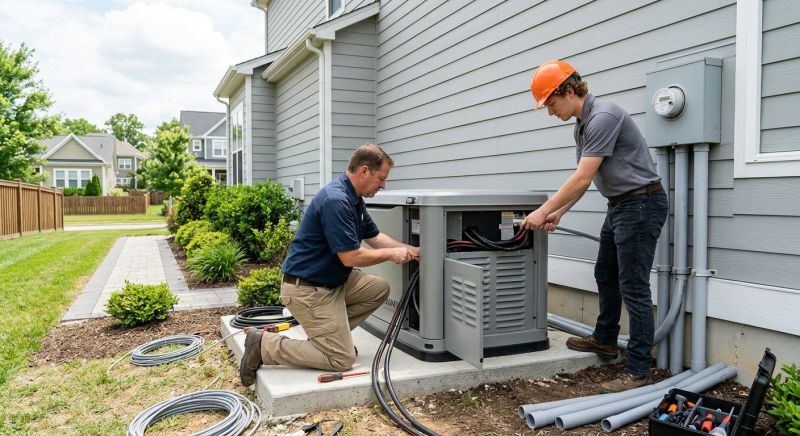 Backup Generator Installation in Alpharetta, GA